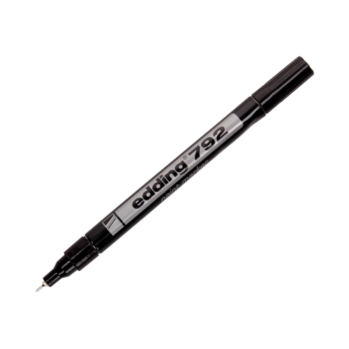 Marker olejowy 0.8mm czarny okrągły Edding 792