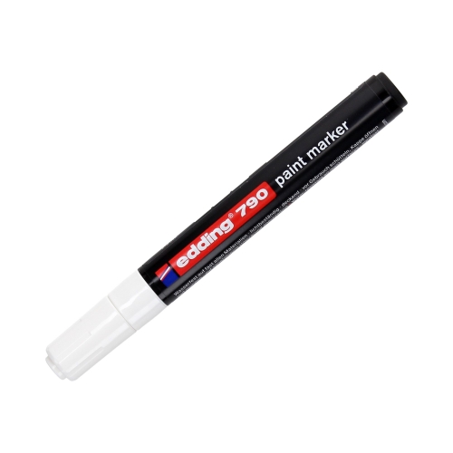 Marker olejowy 2.0-3.0mm biały okrągły Edding 790
