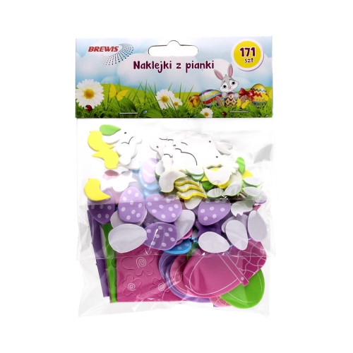 Nalepka ozdobna pianki mix PVE10 Brewis (171)
