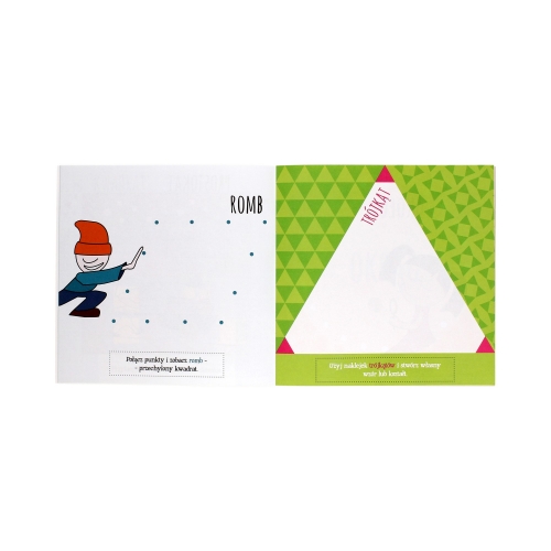 Kolorowanka 21x21 Figury Interdruk