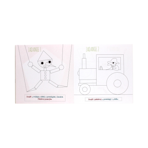 Kolorowanka 21x21 Figury Interdruk