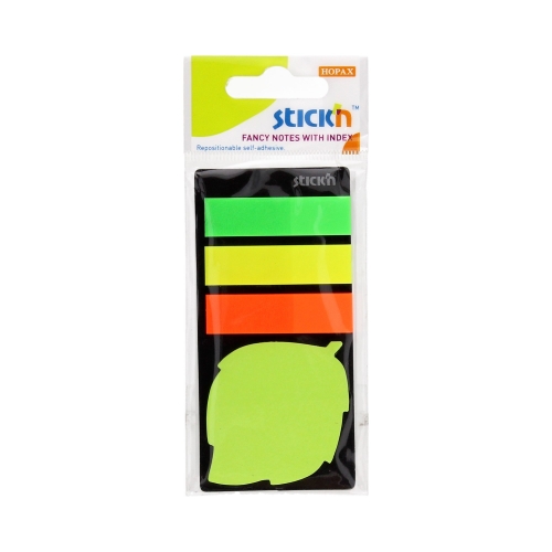 Zakładki indeksujące 12x45/25 3kol notes/listek Hopax