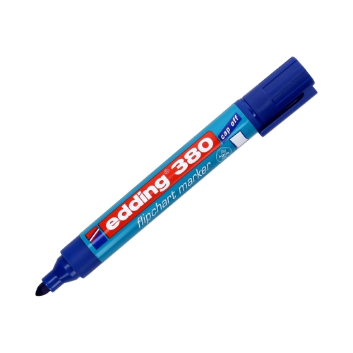 Marker flipchart 1.5-3.0mm niebieski okrągły Edding 380