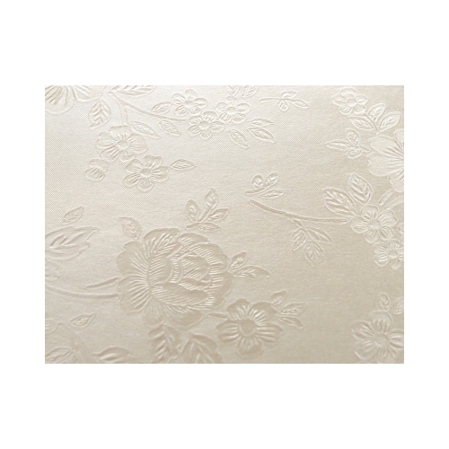 Karton wizytówkowy A4 220g Floral kremowy - 20ark.