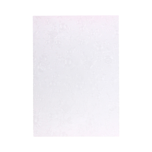 Karton wizytówkowy A4 220g Floral diamentowa biel - 20ark.