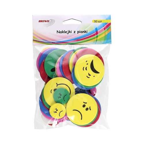 Nalepka pianka Uśmiechy/4 PVC32 Brewis