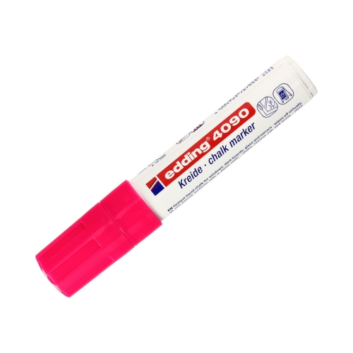 Marker kredowy do szyb 4.0-15mm różowy ścięty Edding 4090