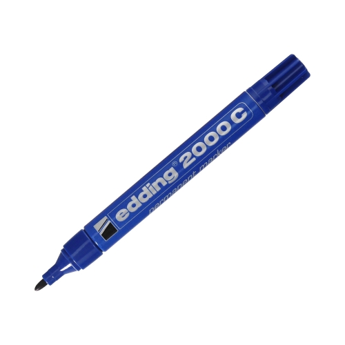 Marker permanentny 1.5-3.0mm niebieski okrągły Edding 2000