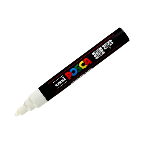 Marker plakatowy 1.8-2.5mm biały okrągły Posca PC5M