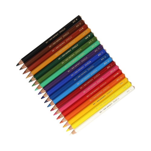 Kredki ołówkowe 18kol Jumbo Omega KIN 3373