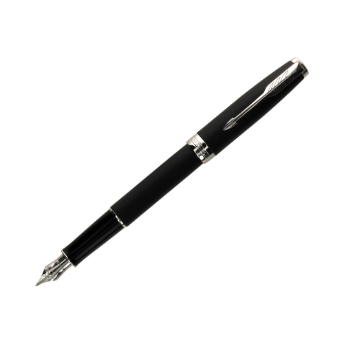Pióro wieczne Parker Sonnet Matte Black CT - stalówka F 1931521 - kolekcja Royal
