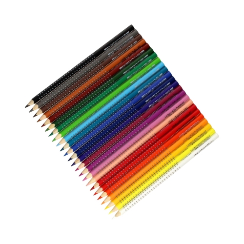 Kredki ołówkowe 24kol + kolorowanki PixelIt Faber Castell 201436