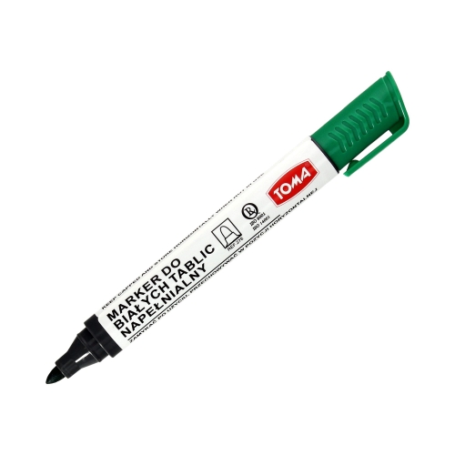 Marker tablic 1.5mm 4kol okrągły Toma gąbka