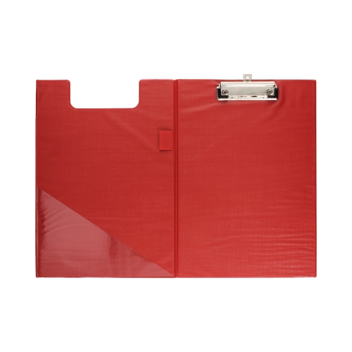Teczka klip A4 czerwona PVC D'Rect