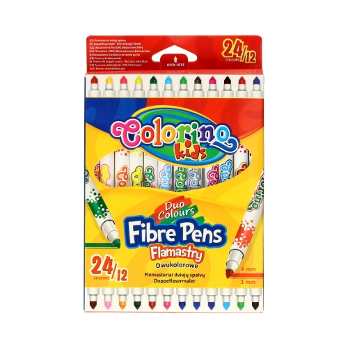 Flamastry 24kol dwustronne Colorino