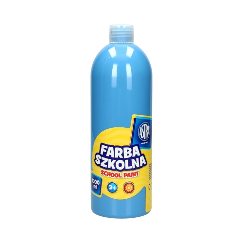 Farba szkolna niebieska 1l Astra