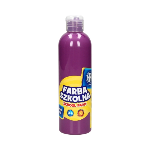 Farba szkolna śliwkowa 250ml Astra