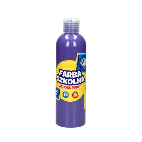 Farba szkolna fioletowa 250ml Astra