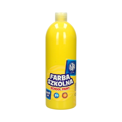 Farba szkolna żółta 1l Astra