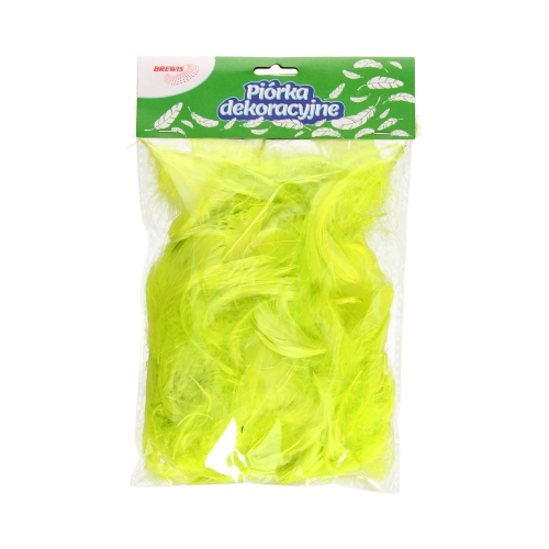Piórka 7g kanarkowe