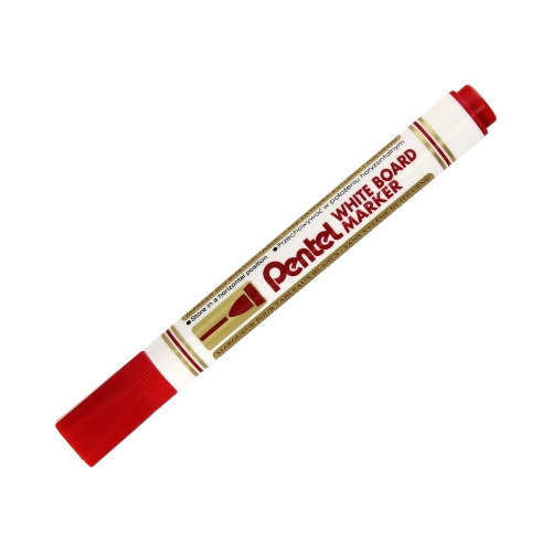 Marker tablic 1.9mm czerwony okrągły Pentel MW85