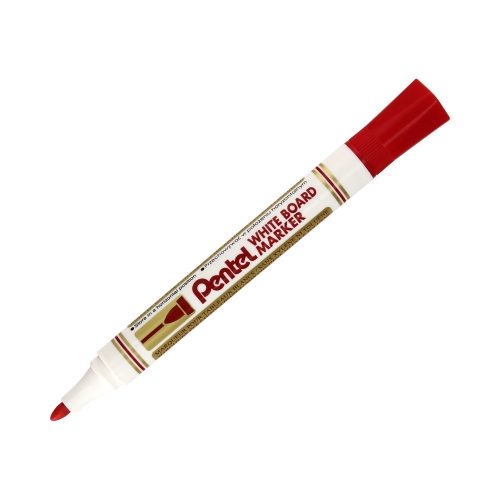 Marker tablic 1.9mm czerwony okrągły Pentel MW85