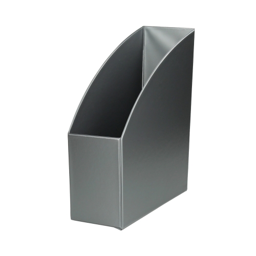Pojemnik czasopisma 100mm silver PCV Biurfol