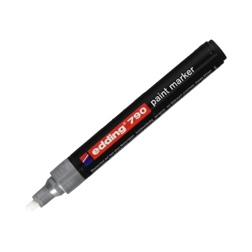 Marker olejowy 2.0-3.0mm srebrny okrągły Edding 790