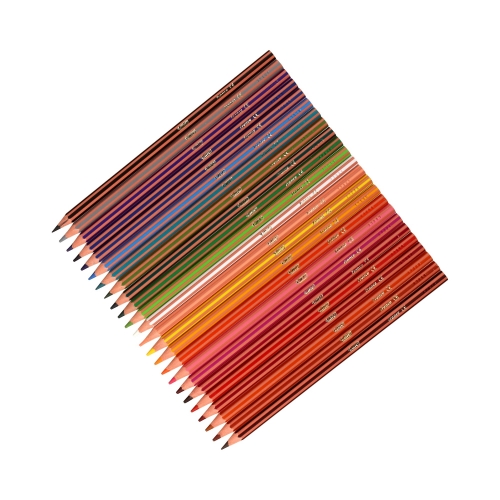 Kredki ołówkowe 24kol Stripes Bic Evolution 950525