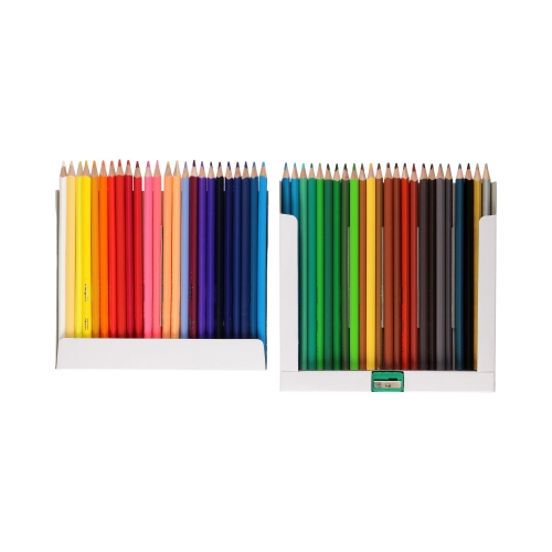 Kredki ołówkowe 48kol trójkątne Cricco