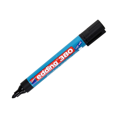 Marker flipchart 1.5-3.0mm czarny okrągły Edding 380