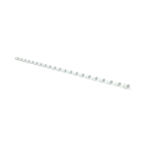 Grzbiet plastikowy 5mm biały 10k