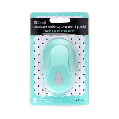 Dziurkacz ozdobny papier/pianka 3,8cm Choinka