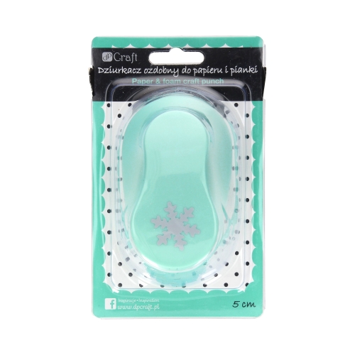 Dziurkacz ozdobny papier/pianka 5cm Śnieżynka