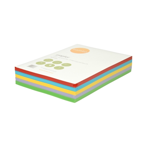 Papier ksero A4 80g mix - kolory intensywne Tamto (500)