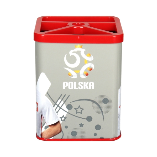 Przybornik na biurko metalowy PZPN 7411018001