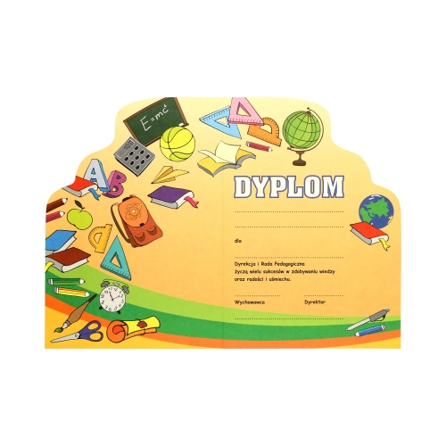 Dyplomy A4 250g ABC napisy - 10szt.