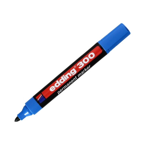 Marker permanentny 1.5-3.0mm jasnoniebieski okrągły Edding 300