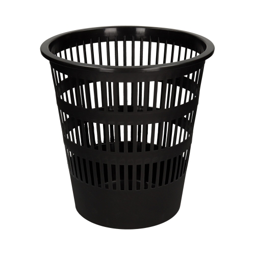 Kosz na śmieci 12l czarny ażur Donau