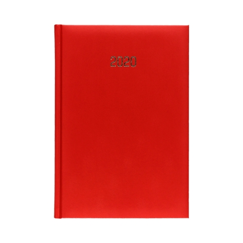 Kalendarz książkowy B5 Albit czerwony B5T028B Tygodniowy
