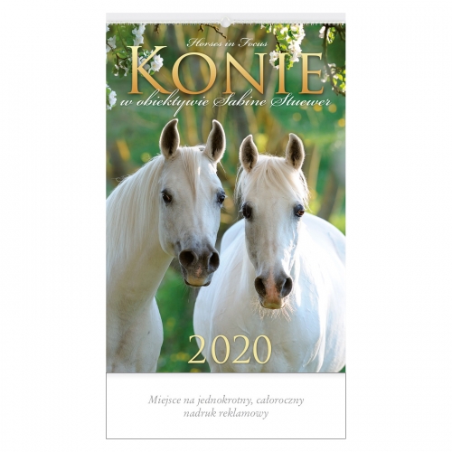 Kalendarz wieloplanszowy Konie w  obiektywie RW25