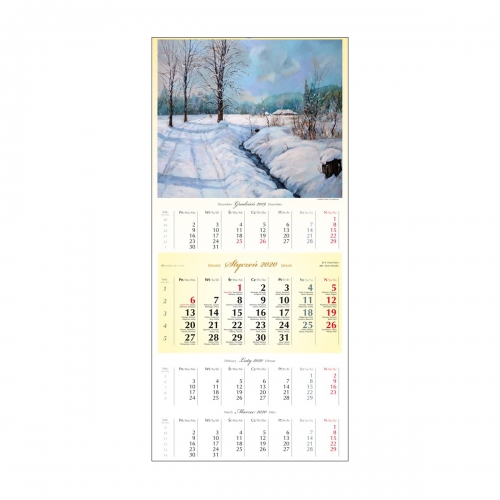 Kalendarz wieloplanszowy Malarstwo TW02