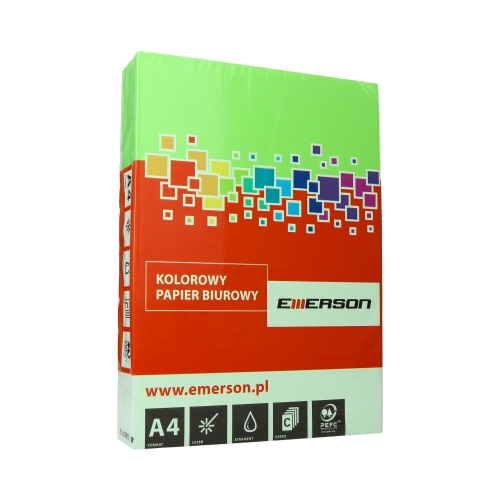 Papier ksero A4 80g c.zielony Emerson 8052