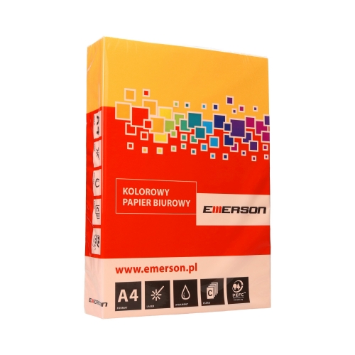 Papier ksero A4 80g pomarańczowy Emerson 8021