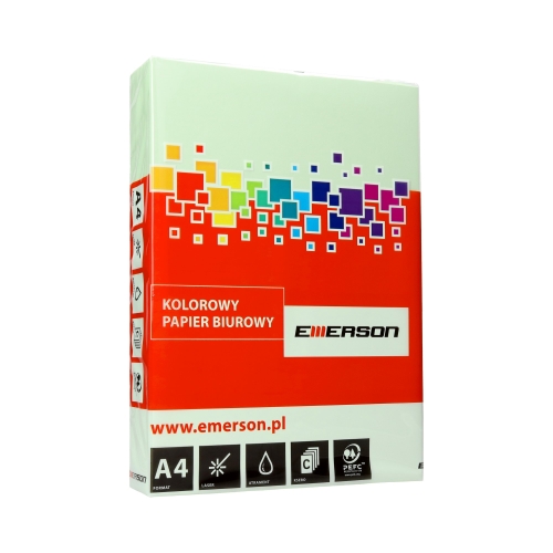 Papier ksero A4 80g jasnozielony Emerson 8081