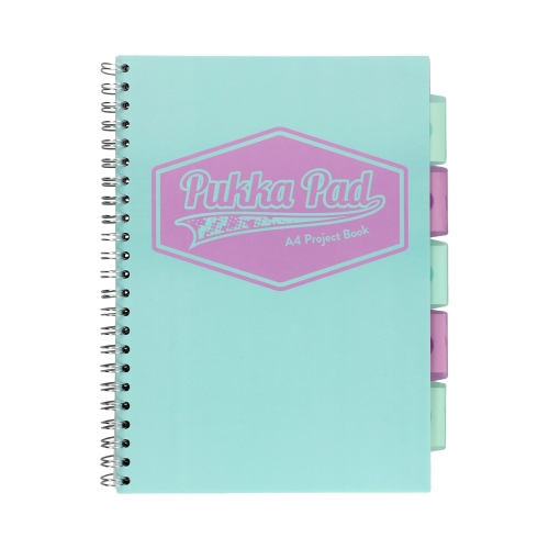 Kołozeszyt A4/200str kratka Pastel Projekt Book morski