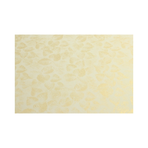 Karton wizytówkowy A4 250g Liście krem (20)