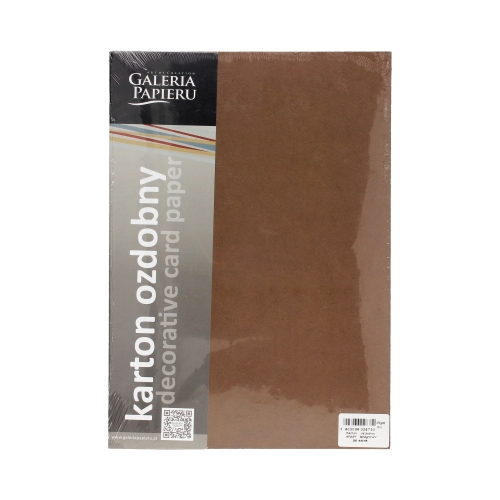 Karton wizytówkowy A4 275g Kraft brązowy (20)