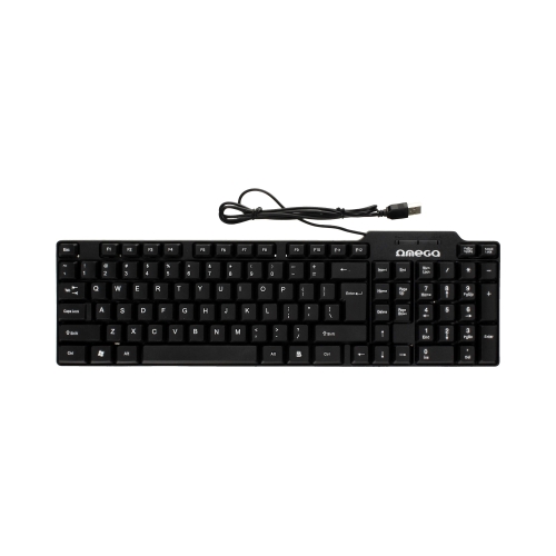 Klawiatura bezprzewodowa USB czarna Omega OK-05