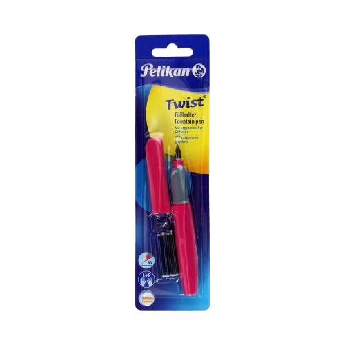 Pióro wieczne różowe+2n P457 Pelikan Twist 966390